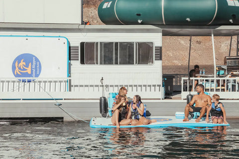 Image of Island Buddy Inflatable Water Platform & Dock by Island Hopper