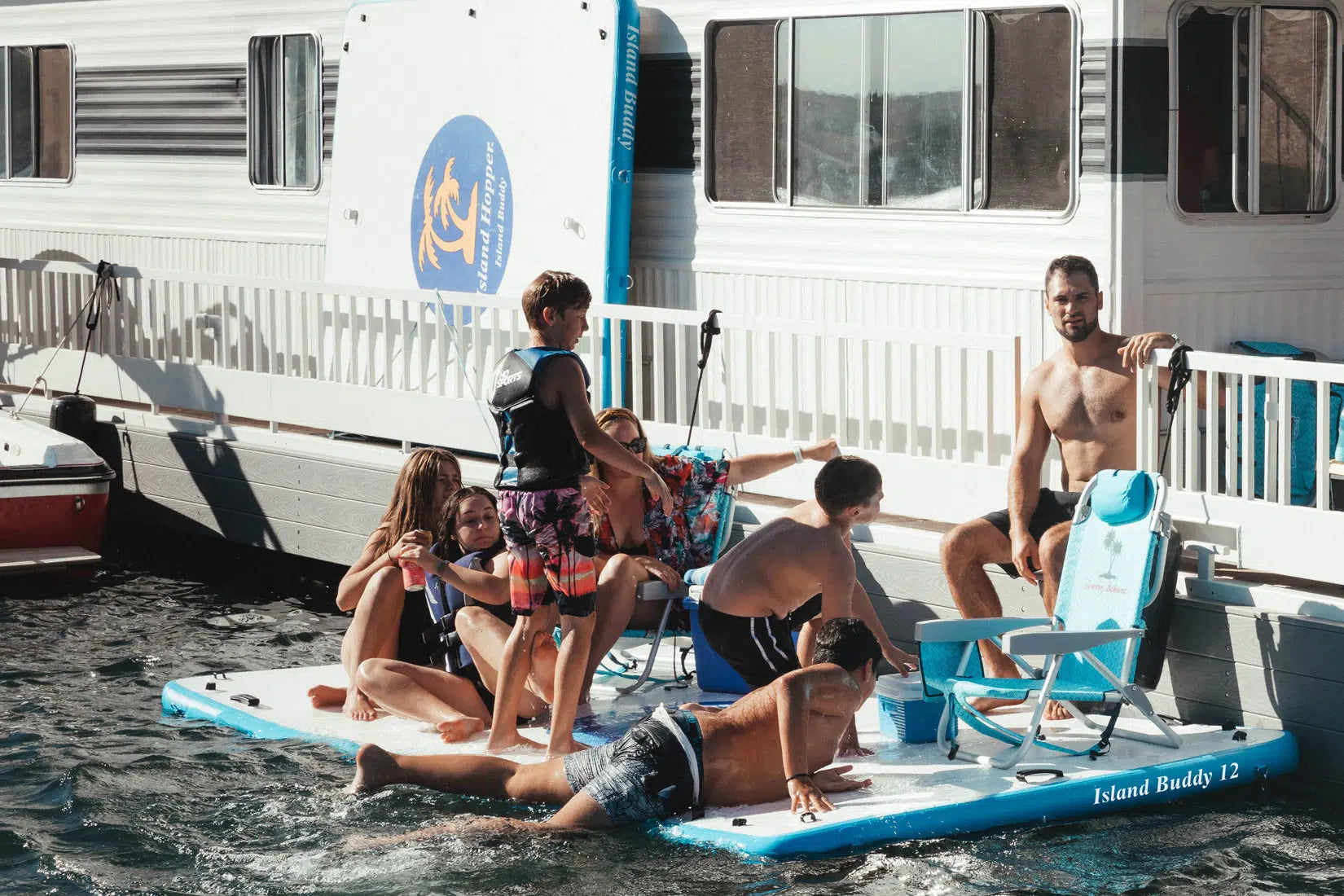 Island Buddy Inflatable Water Platform & Dock by Island Hopper