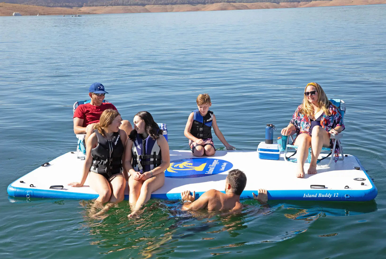 Island Buddy Inflatable Water Platform & Dock by Island Hopper
