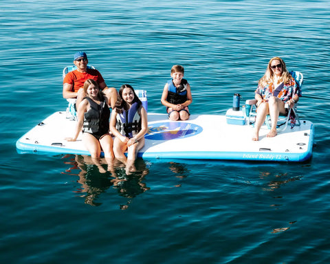 Image of Island Buddy Inflatable Water Platform & Dock by Island Hopper