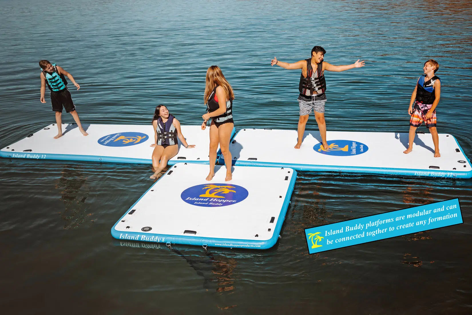 Island Buddy Inflatable Water Platform & Dock by Island Hopper