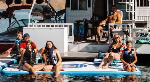 Image of Island Buddy Inflatable Water Platform & Dock by Island Hopper
