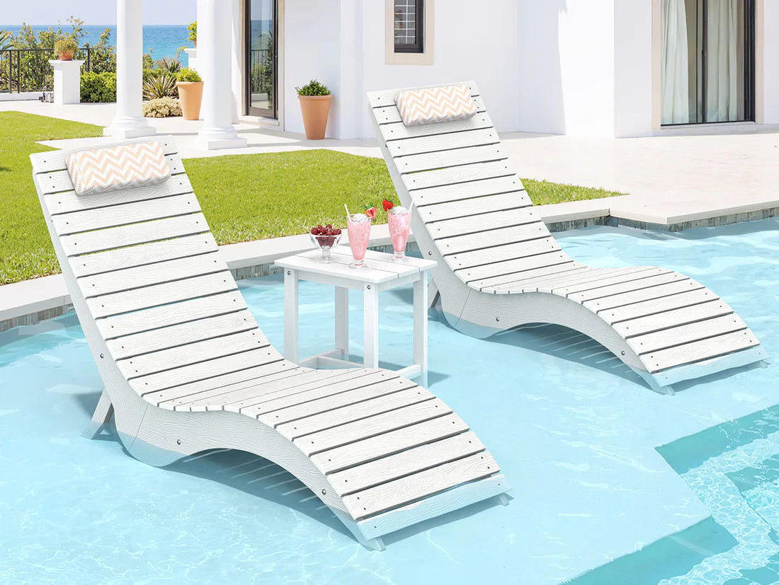 AquaCurve™ AquaWave Sun Shelf Chairs for In-Pool Use