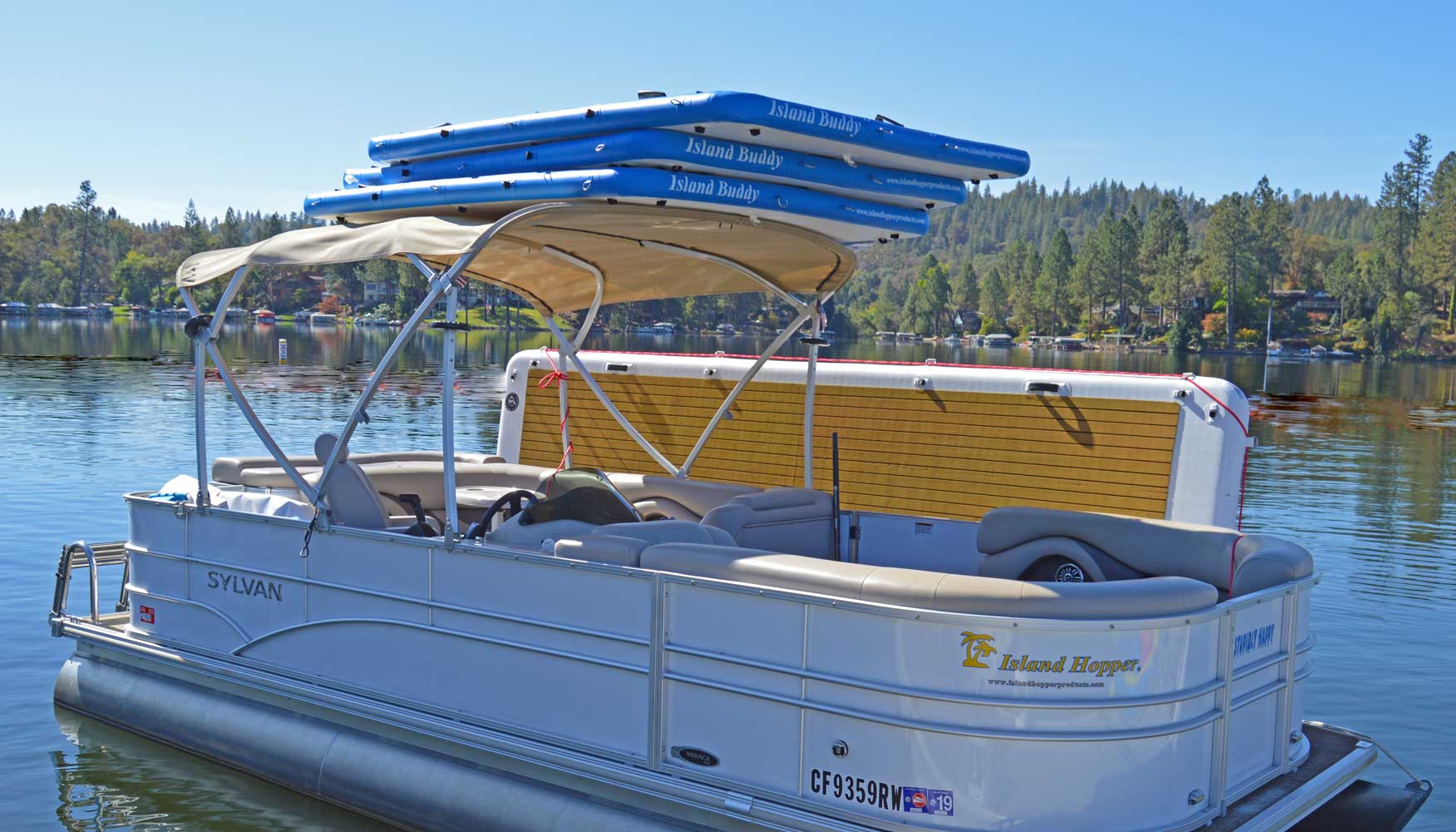Island Buddy Inflatable Water Platform & Dock by Island Hopper