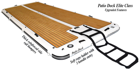 Image of Island Hopper Elite Class Patio Dock 15′ Floating Platform