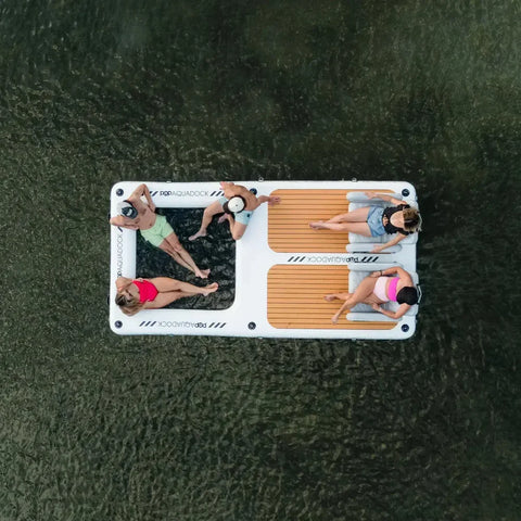 Image of Pop Board Co 14' AquaDock - Inflatable Dock Platform and Lounger *PREORDER JULY 15TH*
