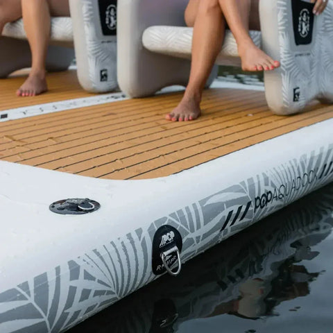 Image of Pop Board Co 14' AquaDock - Inflatable Dock Platform and Lounger *PREORDER JULY 15TH*