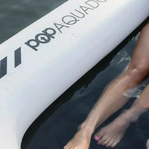 Image of Pop Board Co 14' AquaDock - Inflatable Dock Platform and Lounger *PREORDER JULY 15TH*