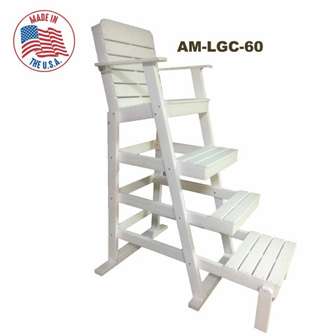 Image of Aquamentor 60" Lifeguard Chair - Stable Lifesaving Platform