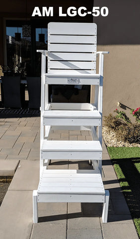Image of Aquamentor 50" Lifeguard Chair - Compact and Stable Lifeguard Station