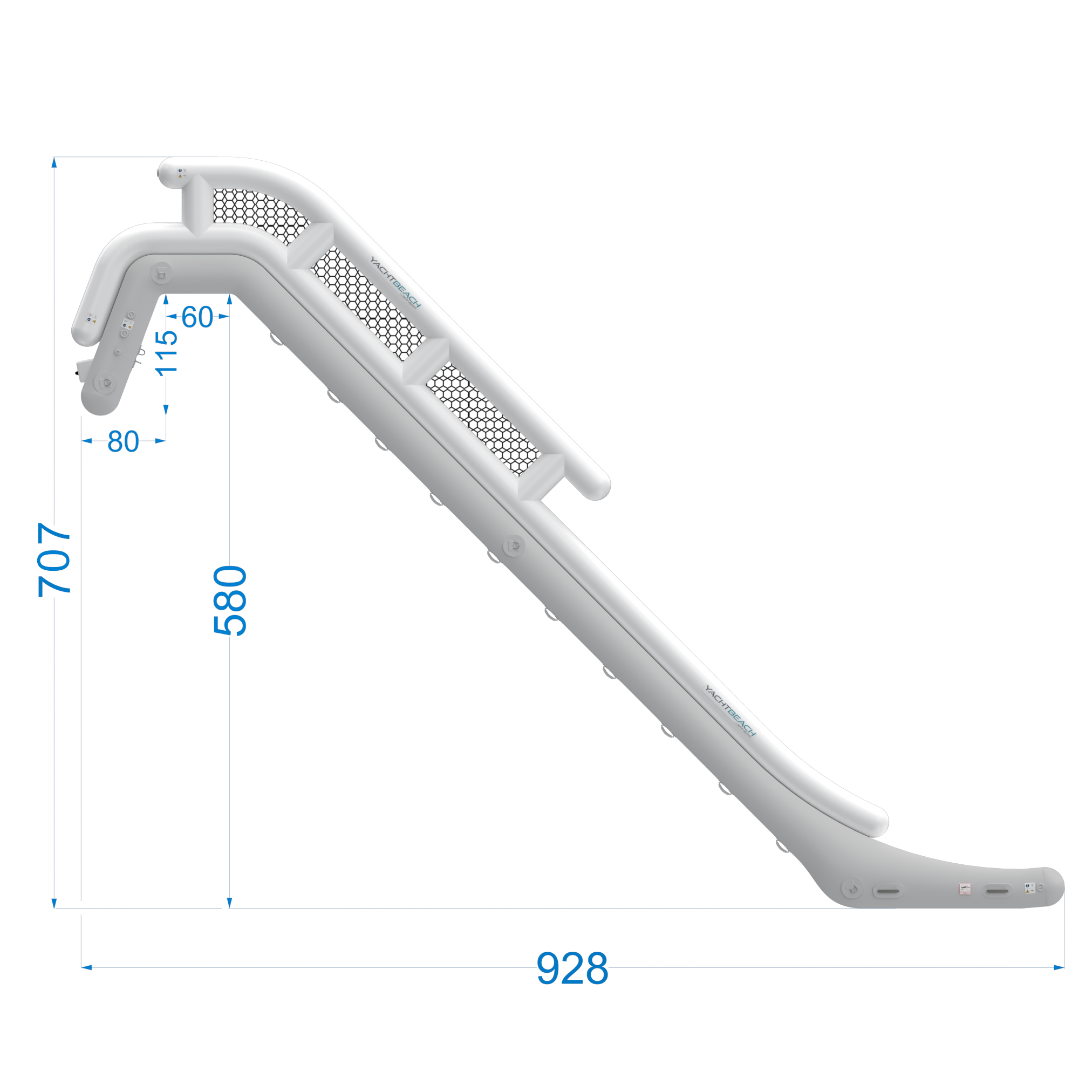 Yachtbeach by Spinera Magic Yachtslide - Easy Install Boat Slide