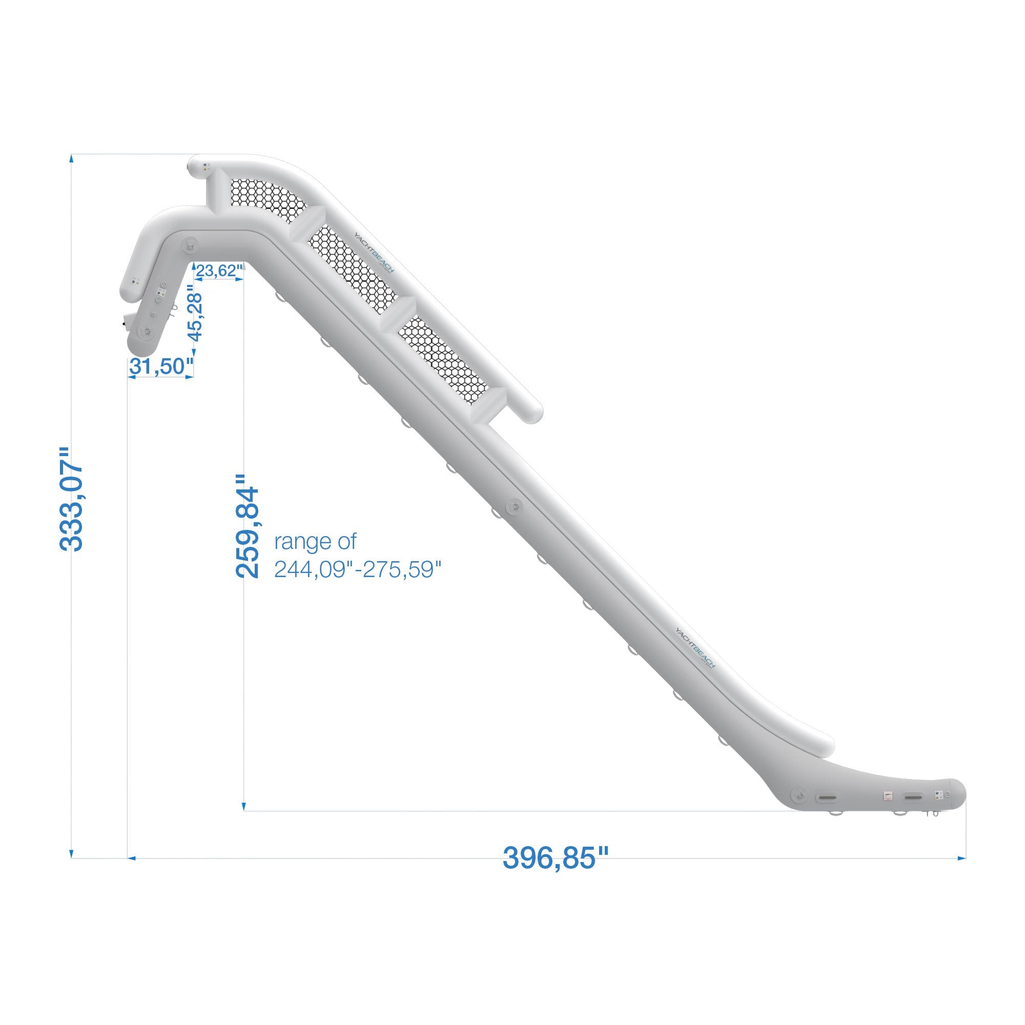 Yachtbeach by Spinera Magic Yachtslide - Easy Install Boat Slide