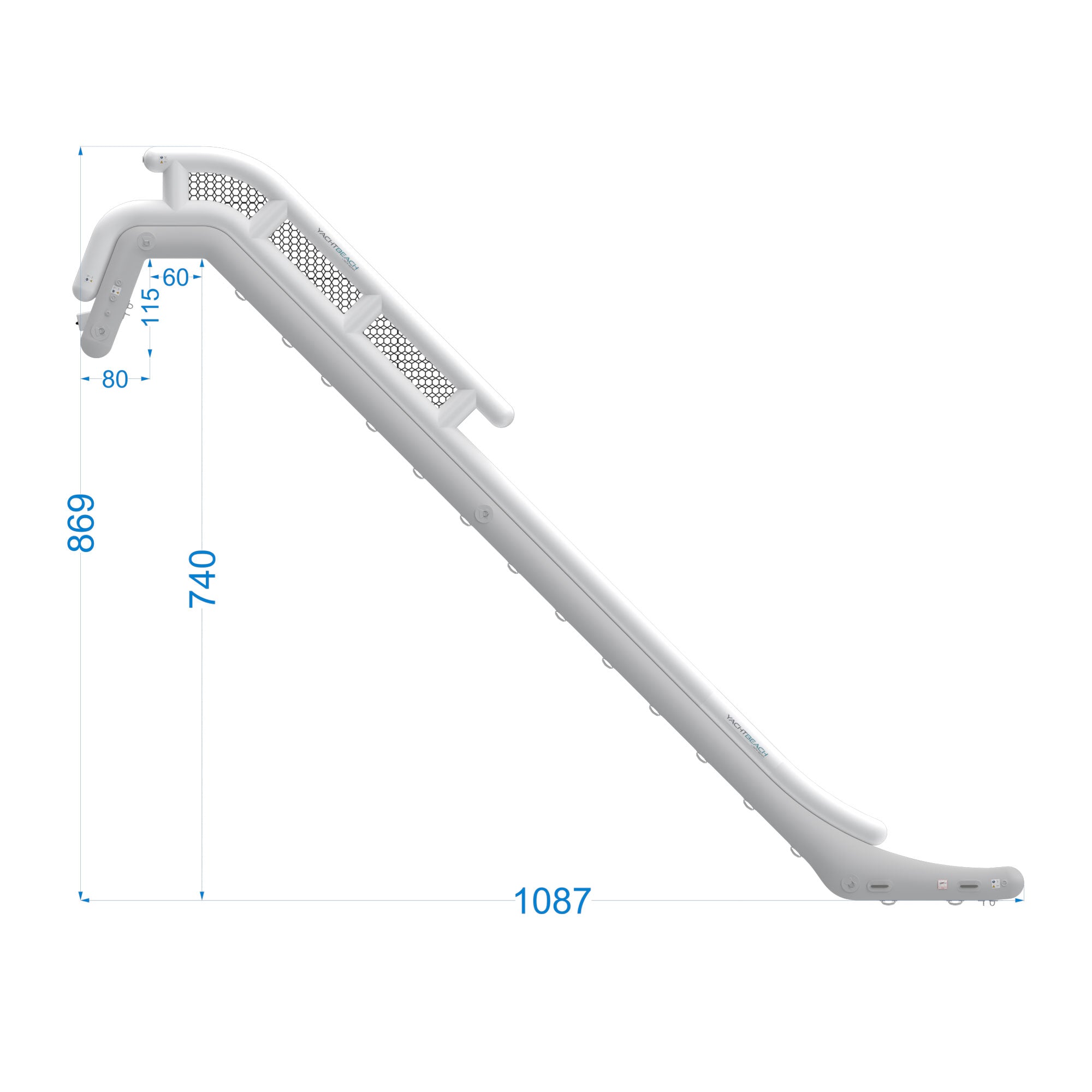 Yachtbeach by Spinera Magic Yachtslide - Easy Install Boat Slide