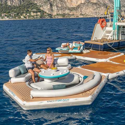 Image of Yachtbeach by Spinera Inflatable Pavilion Lounge Setup Platform [410 x 355cm]