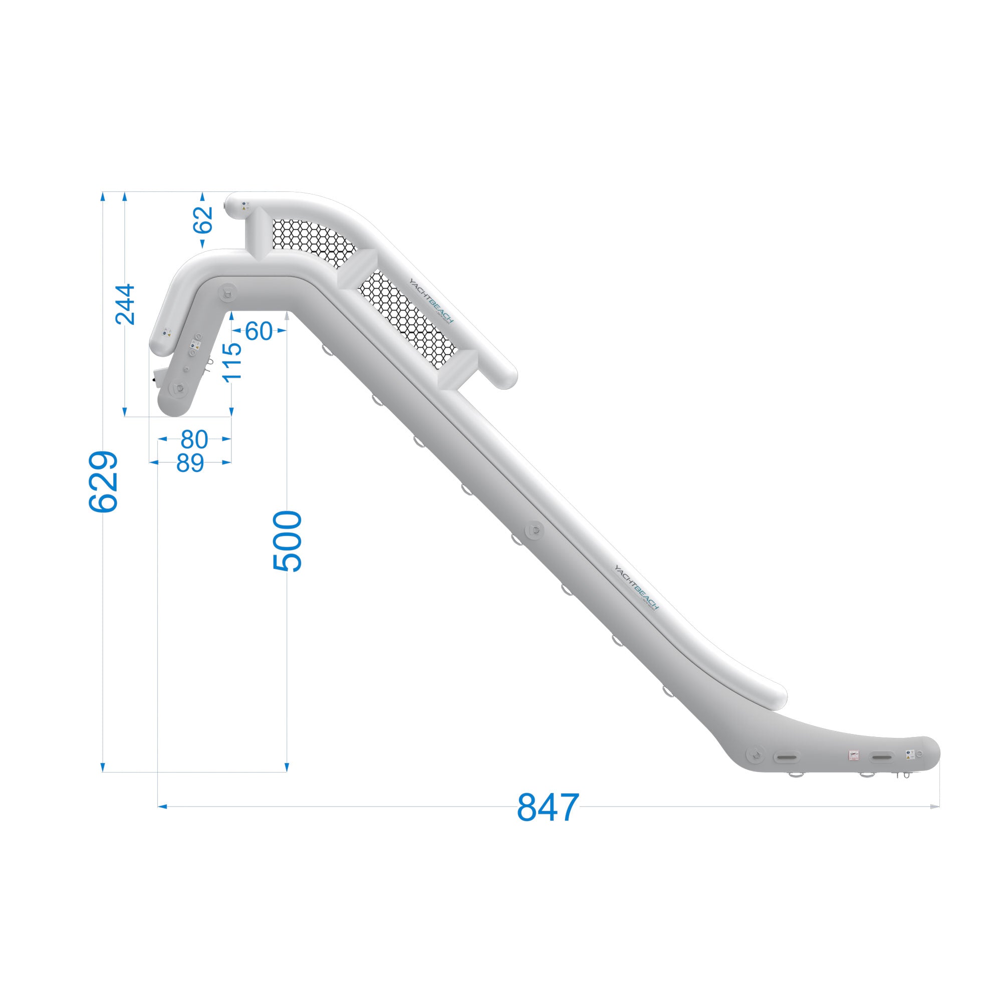 Yachtbeach by Spinera Magic Yachtslide - Easy Install Boat Slide