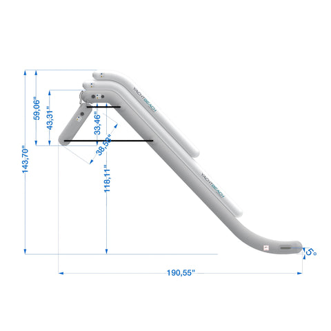 Image of Yachtbeach by Spinera Magic Yachtslide - Easy Install Boat Slide