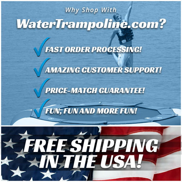 water trampoline - free shipping in the USA