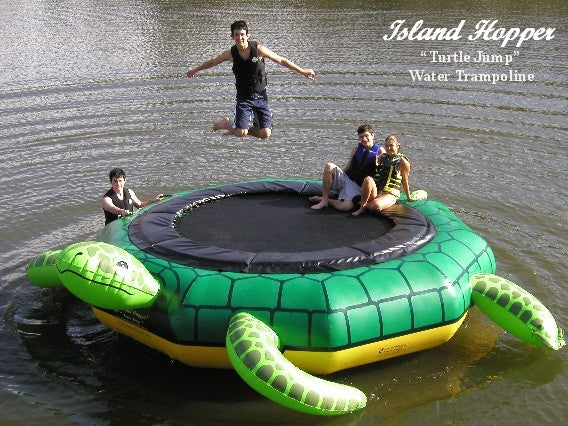 15' Island Hopper "Turtle Jump" Premium Water Trampoline