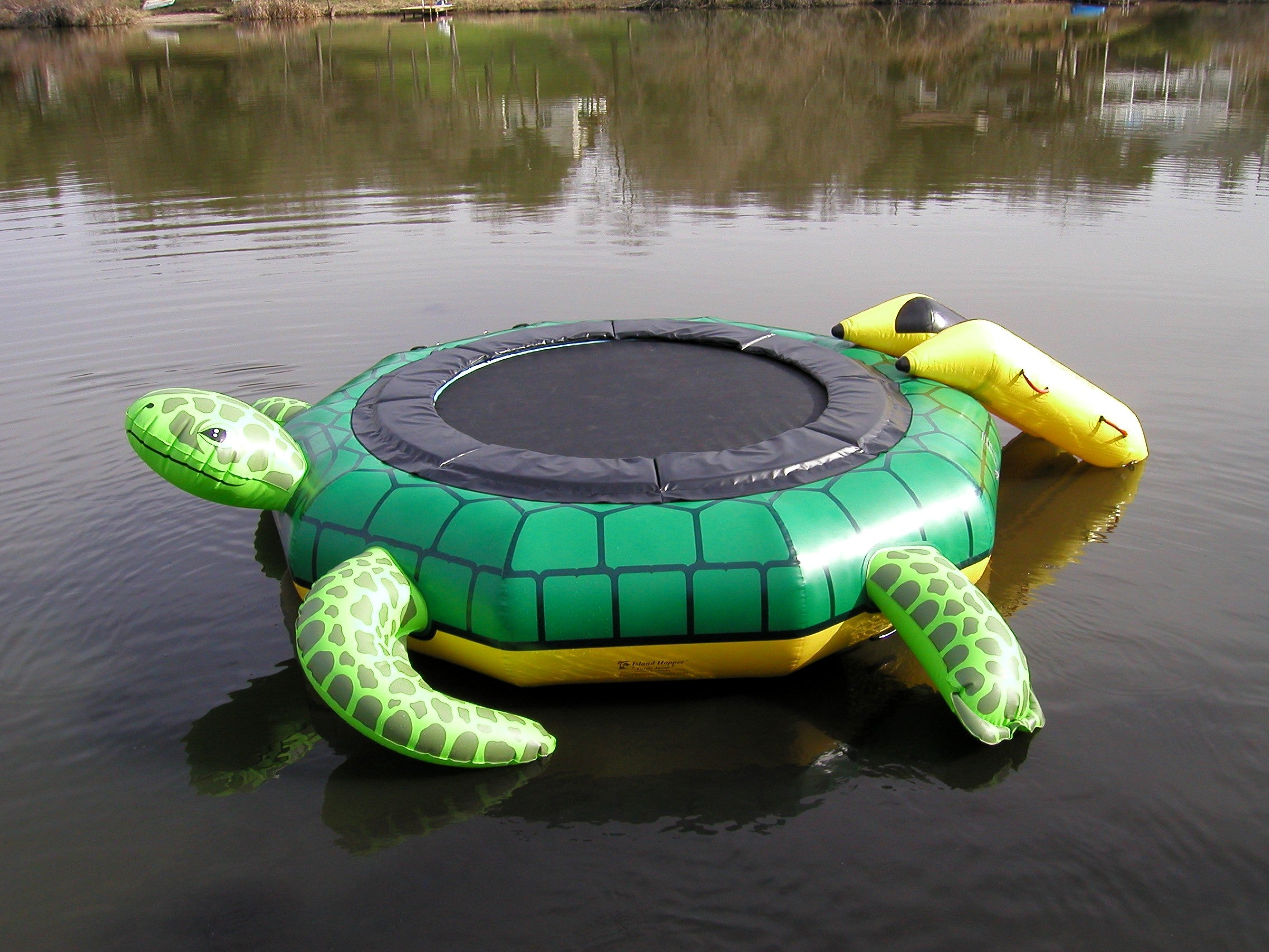 15' Island Hopper "Turtle Jump" Premium Water Trampoline