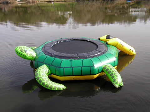 Image of 15' Island Hopper "Turtle Jump" Premium Water Trampoline